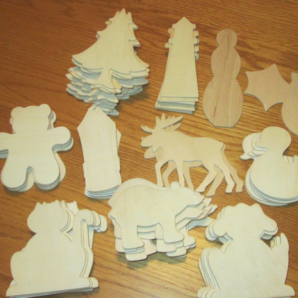 71 Provo Craft Wood Cut Out Patterns perfect for holiday decorating for kids